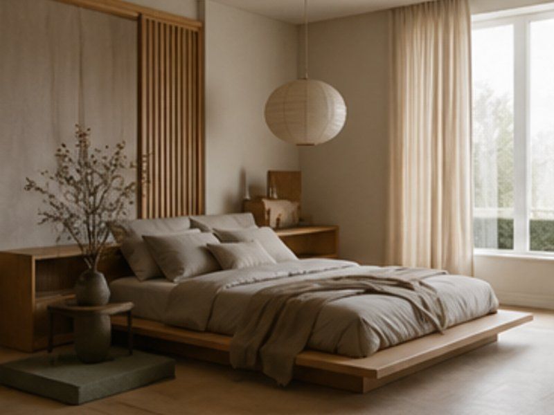 Japandi · спальня